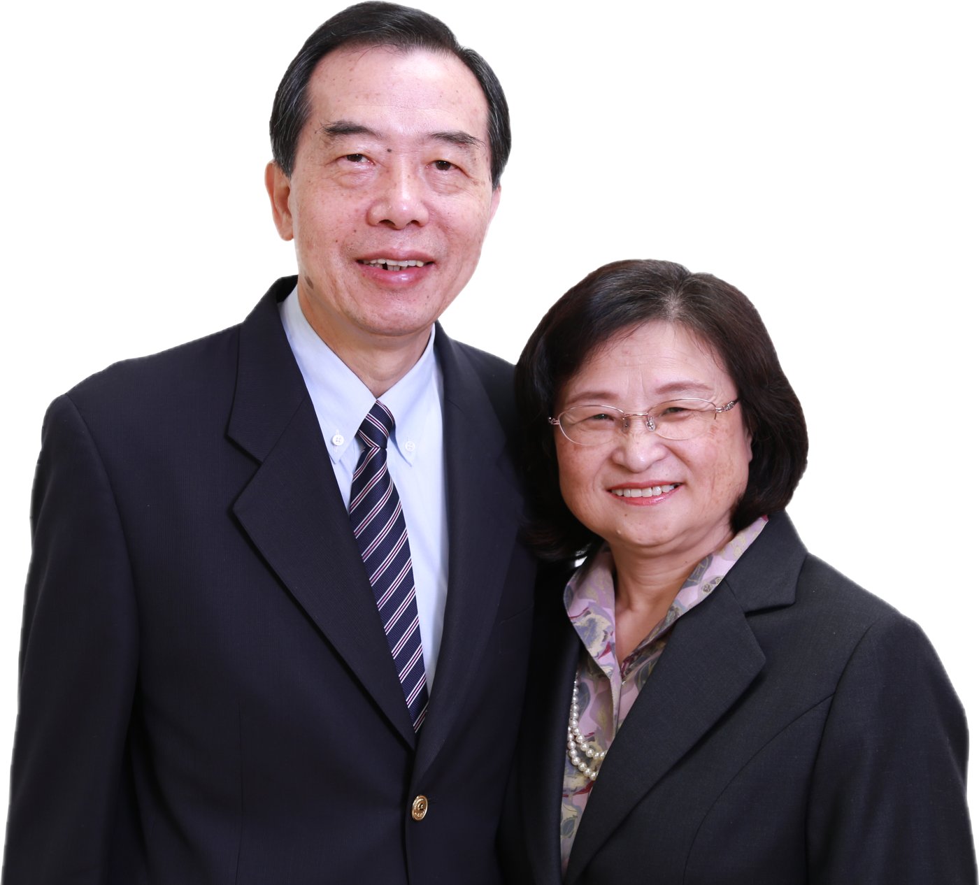 柳健台牧師與柳沈招治牧師